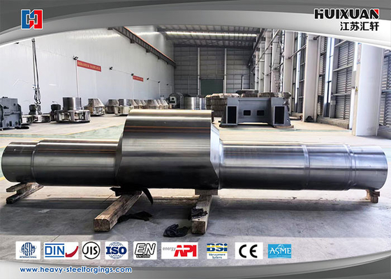 Baja paduan ASTM SAE 4340 Crankshaft Untuk Pencet Hydraulic