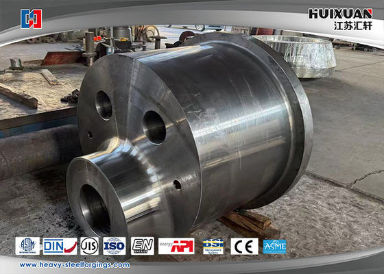 EN 10250-2 S355J2G3 bagian yang dipalsukan dari poros eksentrik