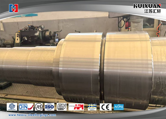 Tempa Baja Karbon Paduan 1045 ASTM 4140 4340 18CrNiMo6 Tempa Poros Penggerak