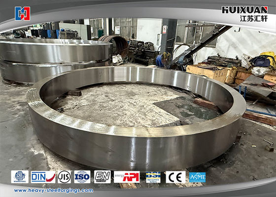 Heavy Duty Big Geared Ring Forging Thermal Treatment Alloy Steel