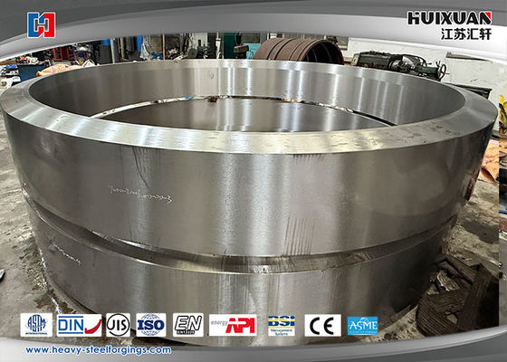 Heavy Duty Big Geared Ring Forging Thermal Treatment Alloy Steel