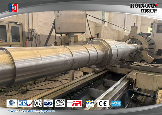 Tempa Baja Karbon Paduan 1045 ASTM 4140 4340 18CrNiMo6 Tempa Poros Penggerak