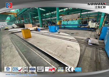304L 316L 904L F53 Piring Baffle Baja Tidak Berlemak untuk Kapal Tekanan